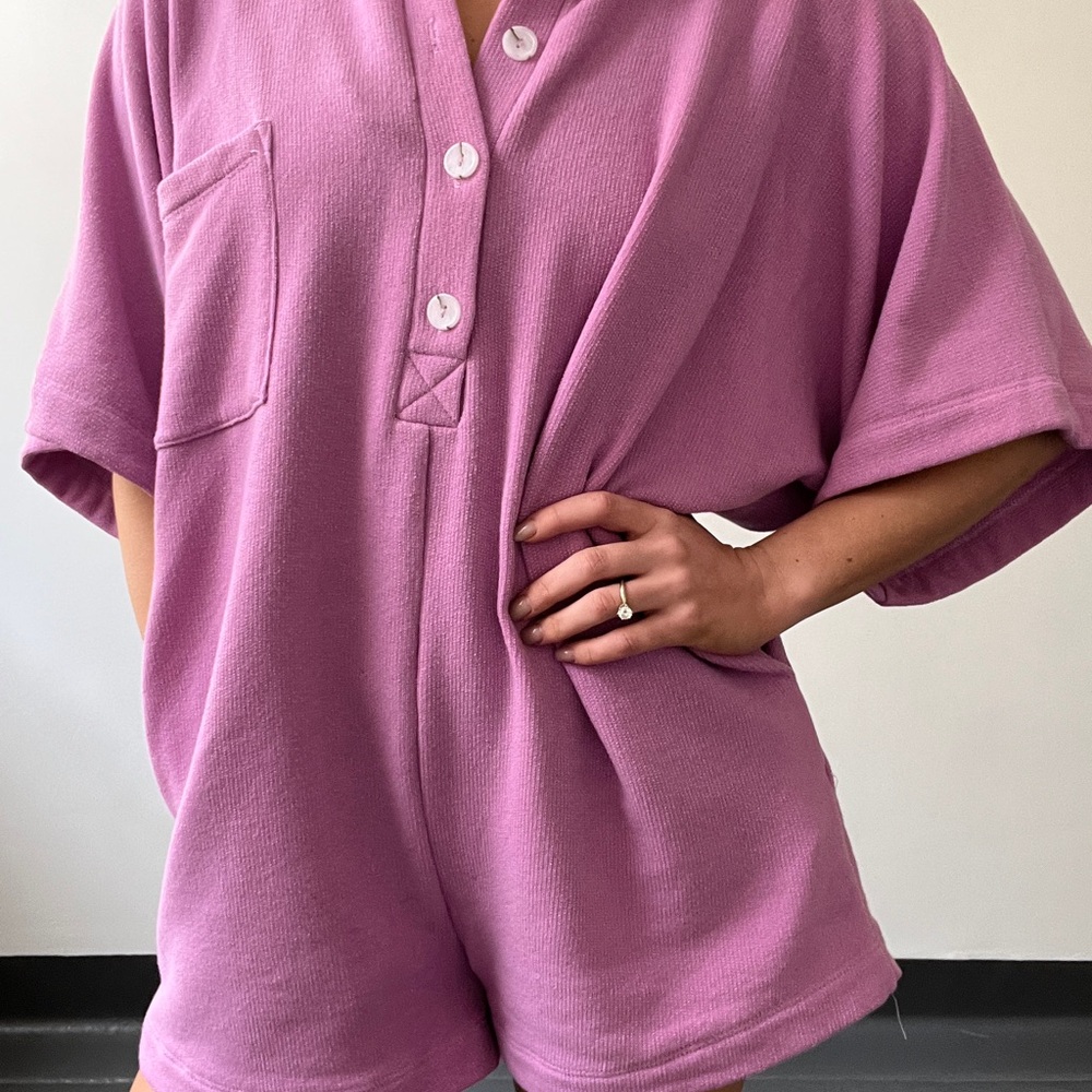 BUCKETLIST Purple Romper